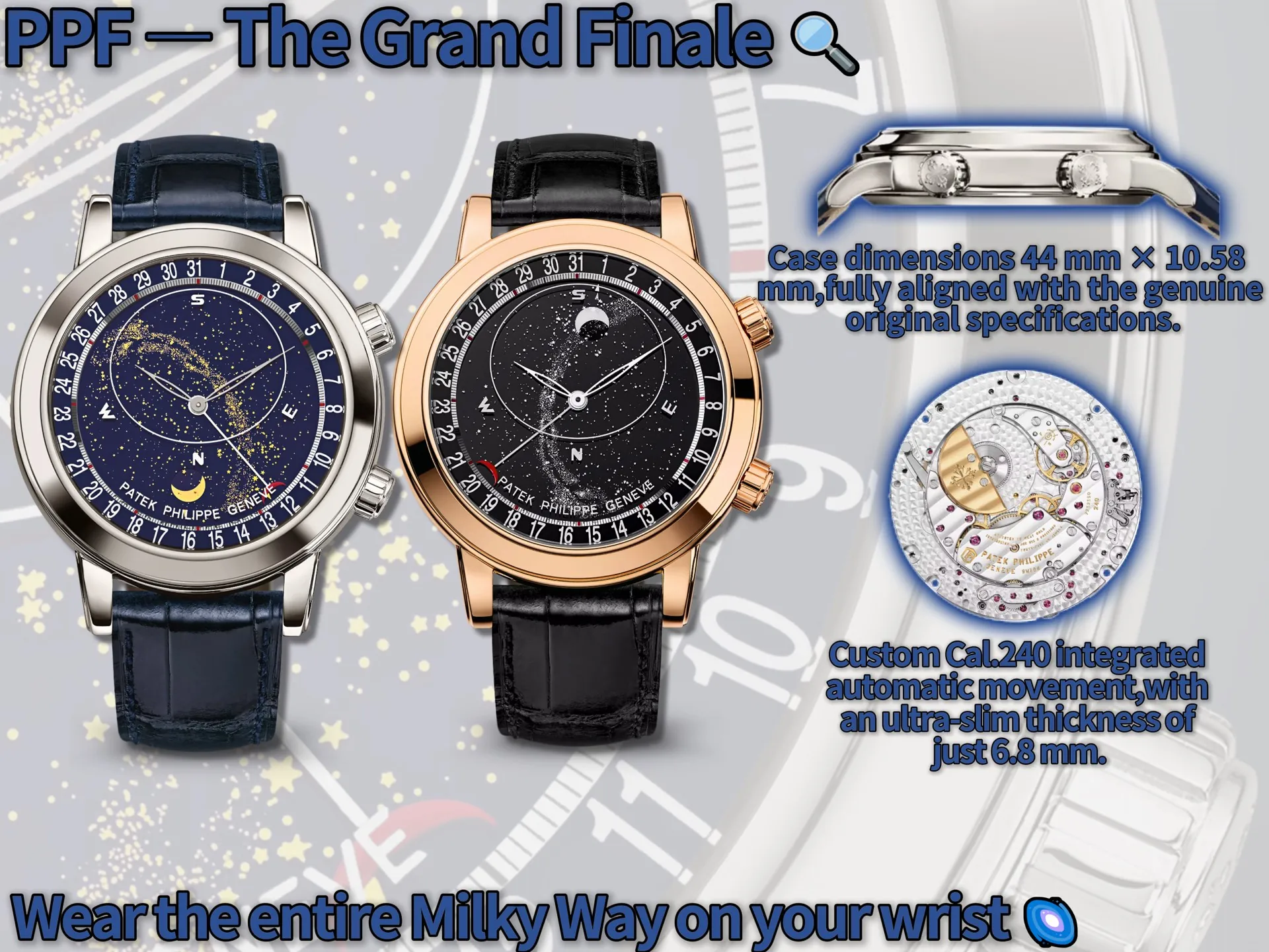 PPF Replica Patek Philippe Grand Complications 6102