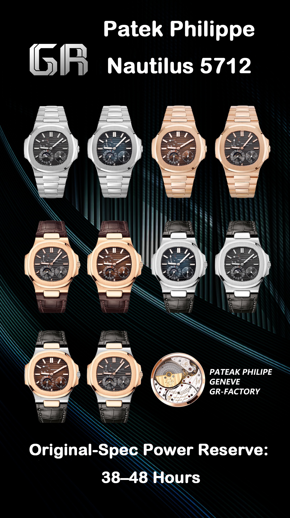 GR Factory Patek Philippe Nautilus 5712