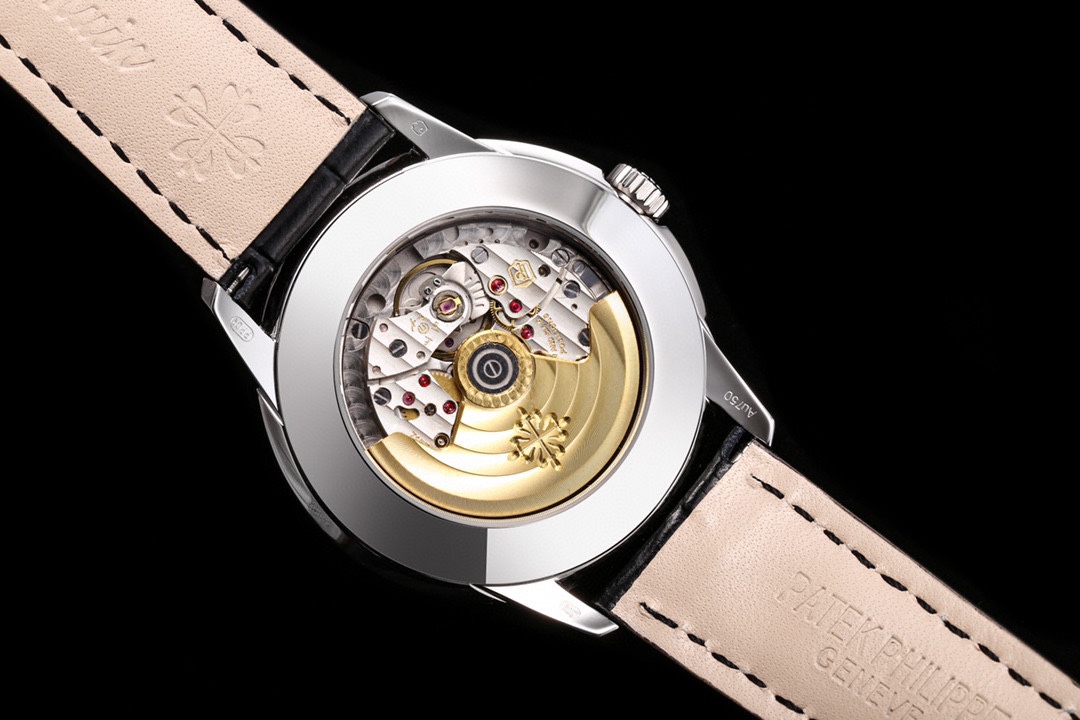 Caseback view showing automatic movement