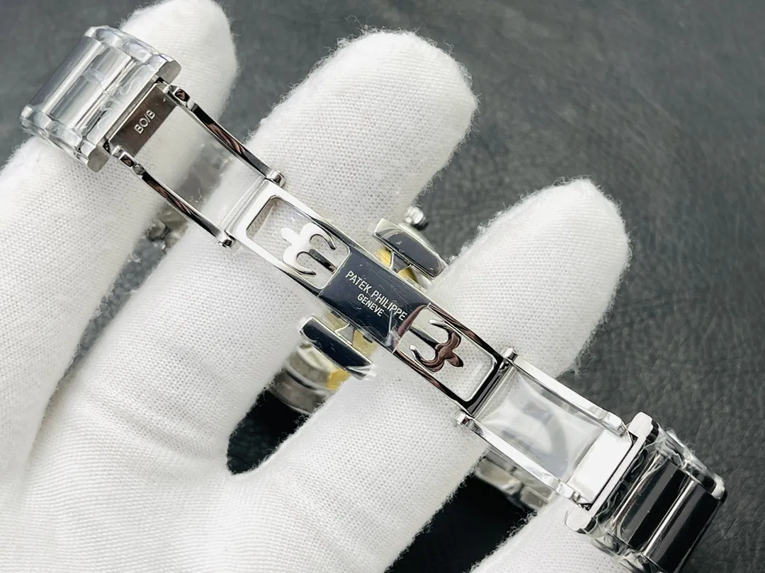 Patek Philippe Twenty~4 7300 Replica 36mm Blue Dial Luxury Automatic Watch with Stainless Steel Bracelet Buckle