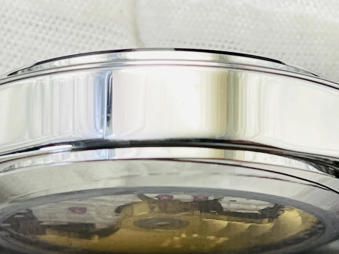 Patek Philippe Twenty~4 7300 Replica 36mm Blue Dial Luxury Automatic Watch with Stainless Steel Bracelet Side Close-up