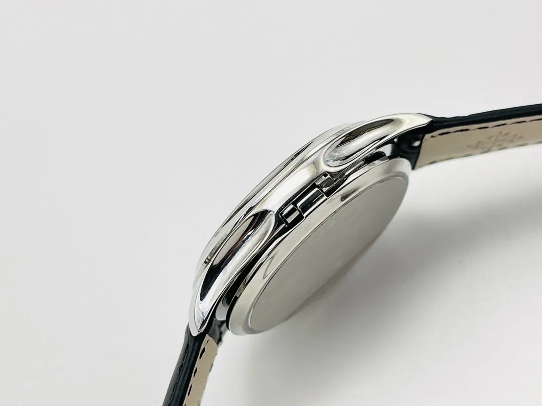 Luxury Super Clone Patek Philippe Calatrava 5227G-010 Replica Black Dial Dress 39mm Watch Side View 1