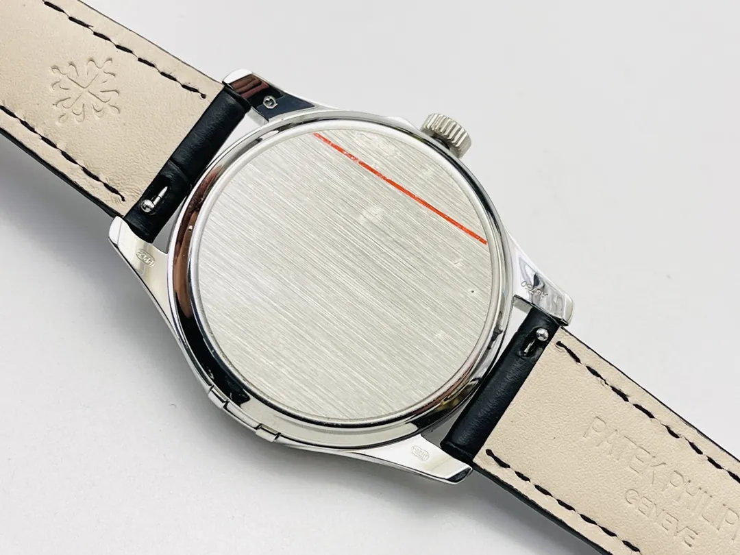 Luxury Super Clone Patek Philippe Calatrava 5227G-010 Replica Black Dial Dress 39mm Watch Case Back 1