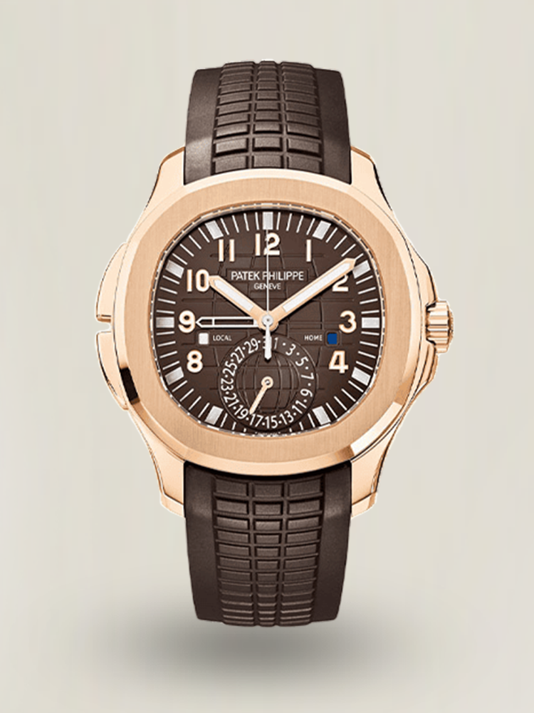 Luxury Super Clone Patek Philippe Aquanaut 5164R-001 Replica Brown Gradient Dial Travel Time 40.8mm Watch First Image