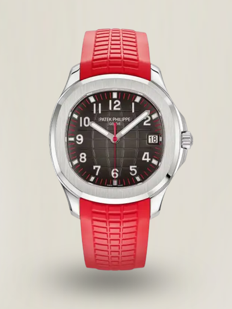 GR Factory Super Clone Patek Philippe Aquanaut 5167A-012 Replica Singapore Limited Edition Watch with Black Red Accent Dial First Image