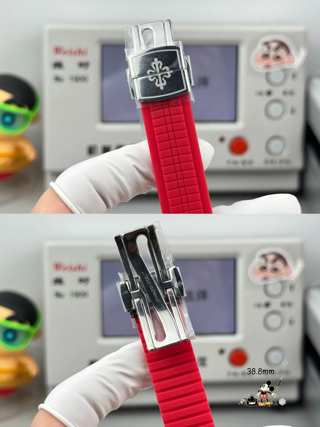 GR Factory Super Clone Patek Philippe Aquanaut 5167A-012 Replica Singapore Limited Edition Watch with Black Red Accent Dial Strap