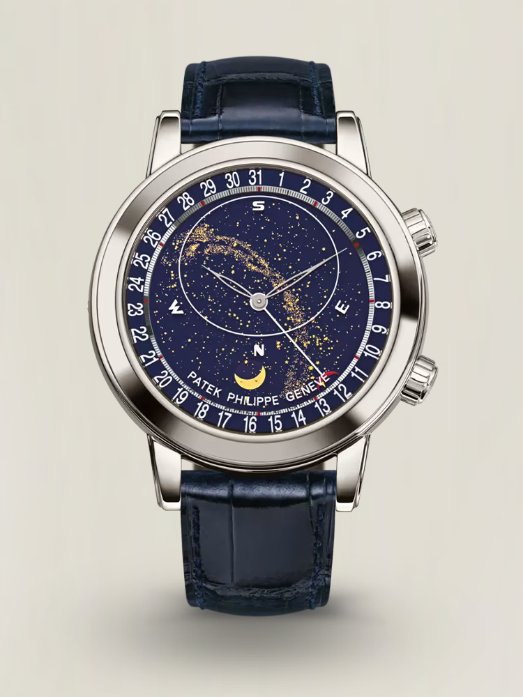 PPF Patek Philippe Celestial Grand Complications 6102P-001 Replica Blue Celestial Dial Black Leather Strap Super Clone Watch First Look