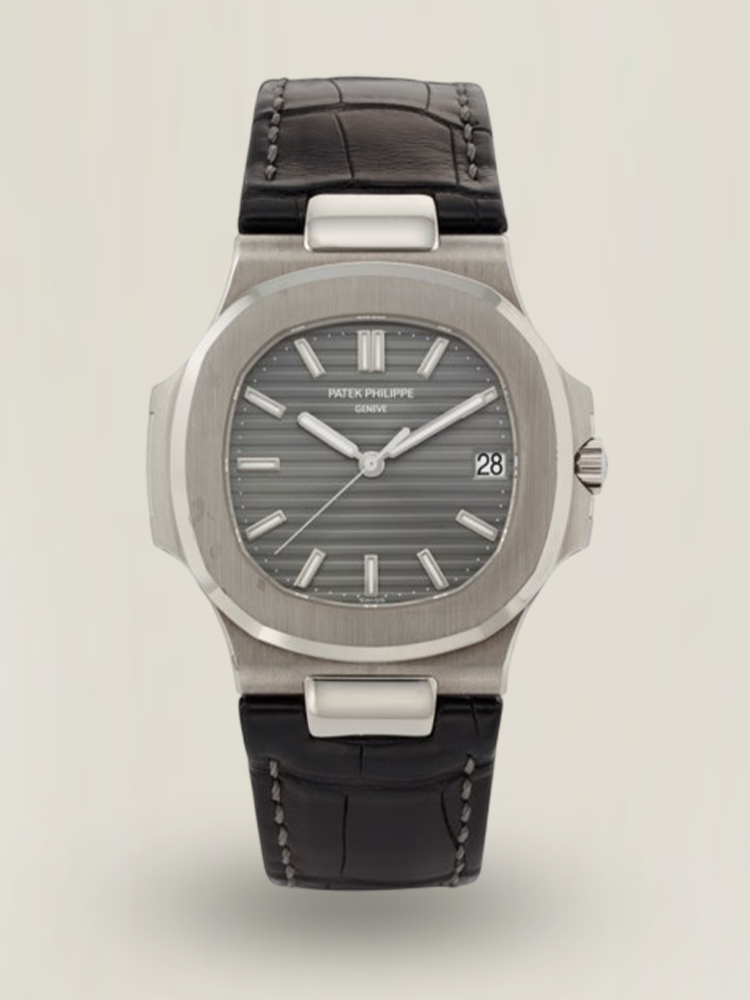 Super Clone Patek Philippe Nautilus 5711G-001 Replica Slate Grey Dial Black Leather Strap 40mm Men’s Luxury Watch First Look