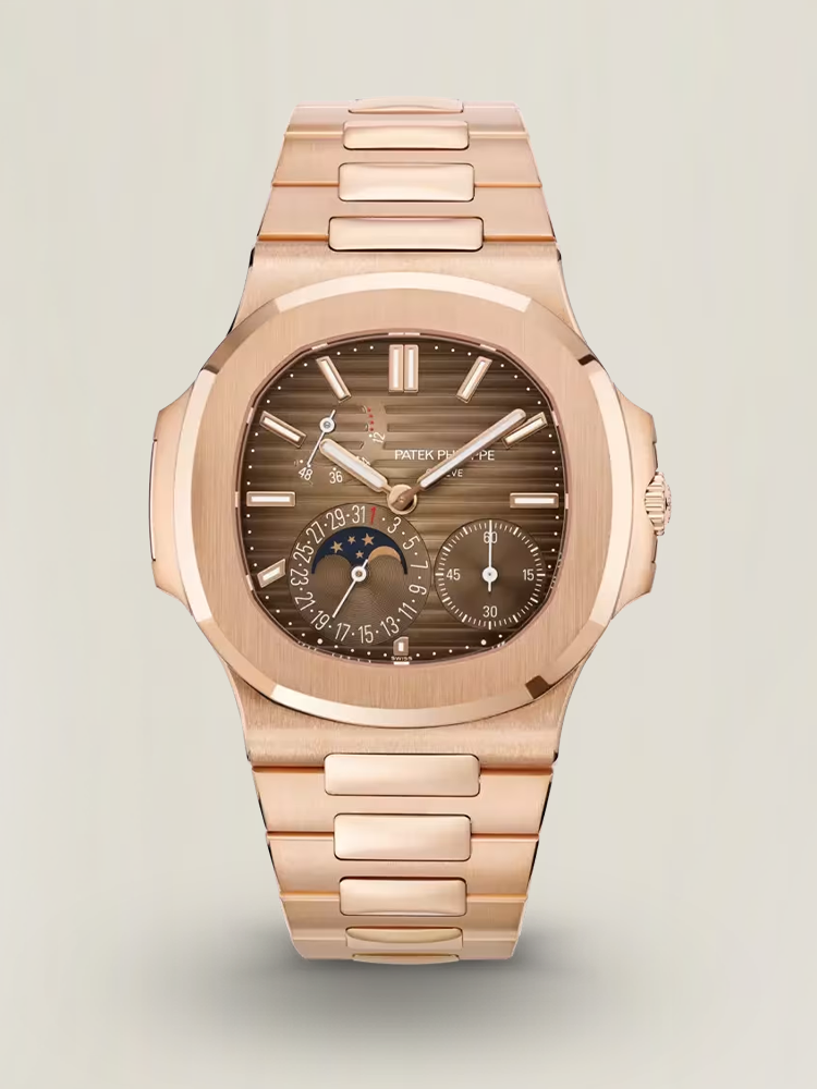 Super Clone Luxury Patek Philippe Nautilus 5712/1R-001 Replica  Chocolate Brown Gradient Dial 40mm Watch Hero image