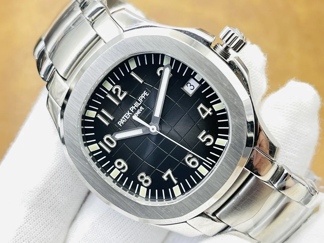 Luxury Patek Philippe Aquanaut 5167/1A Replica Black Gradient Embossed Dial Stainless Steel Case 40mm Men’s Watch Dial Detail