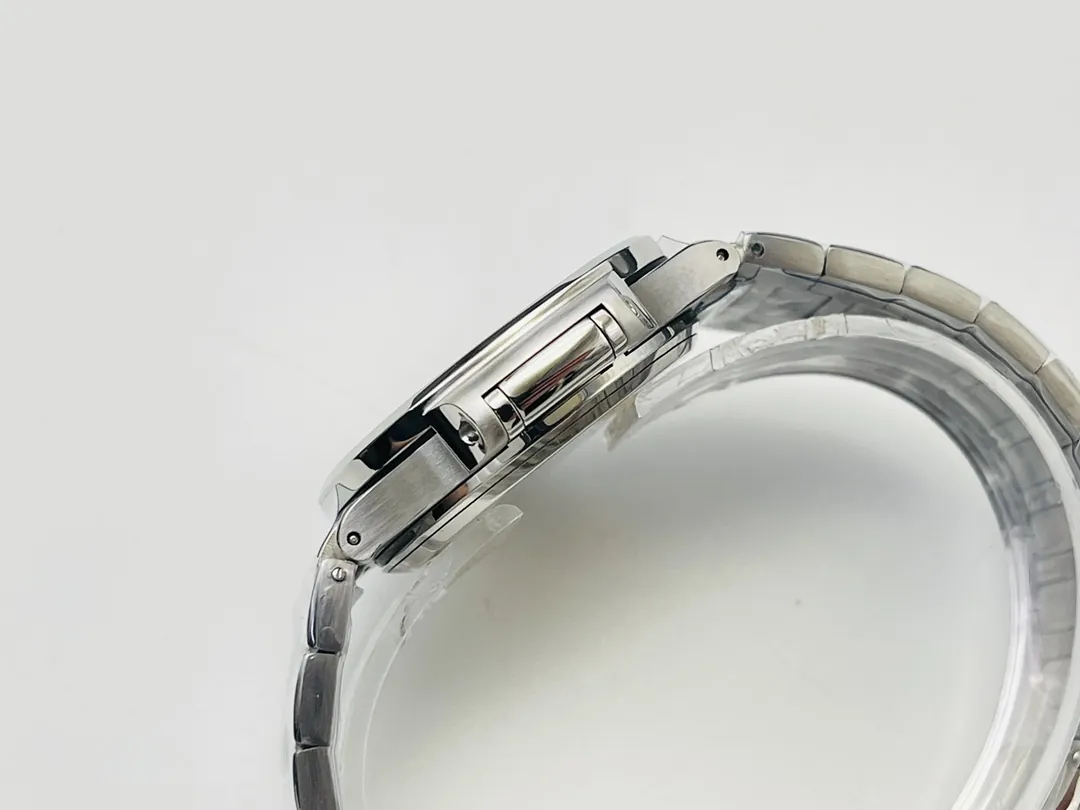 Super Clone Patek Philippe Nautilus 7118/1200A-011 Replica Grey Opaline Gradient Dial Diamond Bezel Ladies Luxury 35.2mm Watch Side View 1